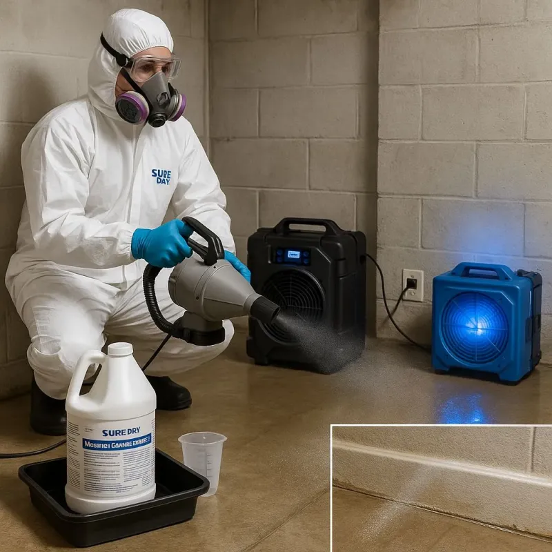 Sanitization and Odor Removal process in Kentfield, CA