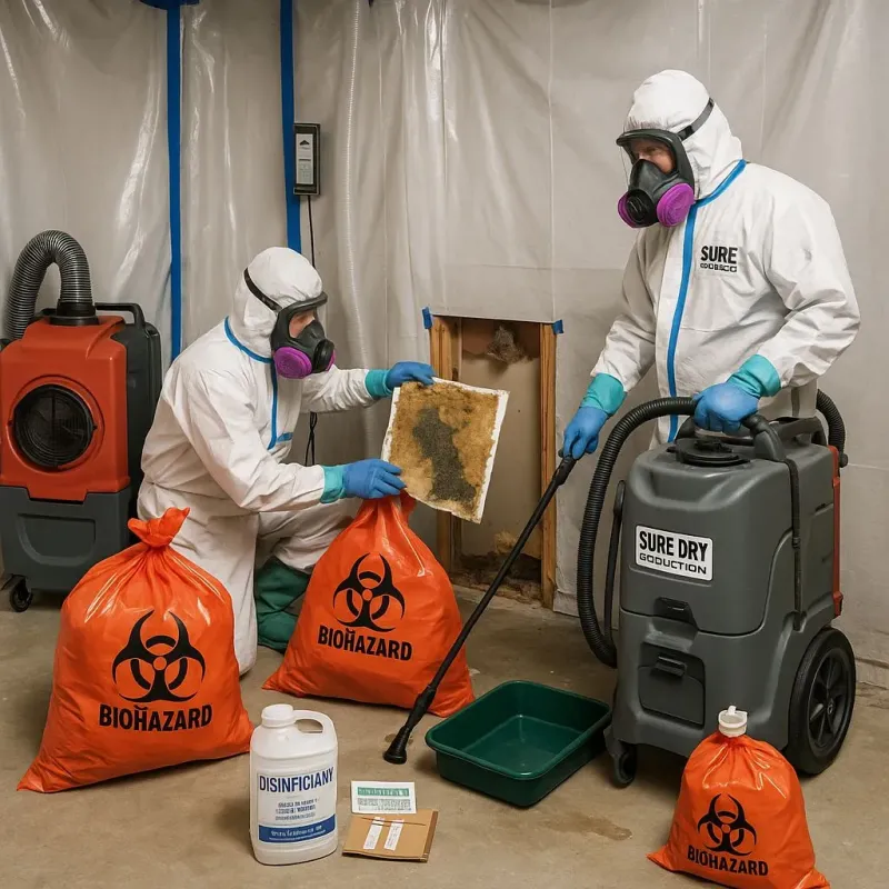 Contaminated Water Handling Protocols process in Kentfield, CA